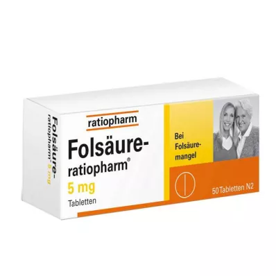 FOLSÄURE-RATIOPHARM compresse da 5 mg, 50 pz