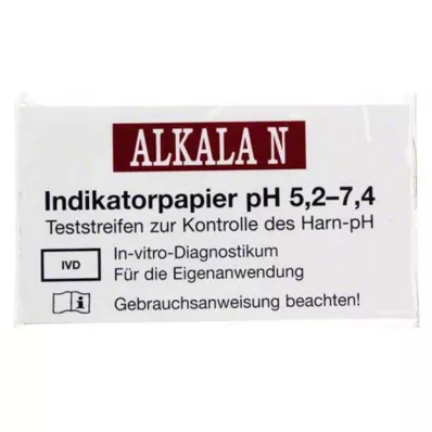 ALKALA N Carta indicatrice di pH, 1 pz