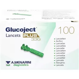 GLUCOJECT Lancette PLUS 33 G, 100 pz