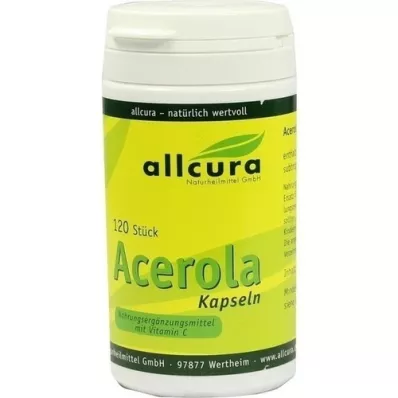 ACEROLA KAPSELN vitamina C naturale, 120 pezzi