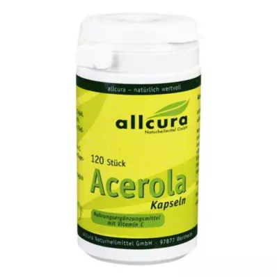 ACEROLA KAPSELN vitamina C naturale, 120 pezzi