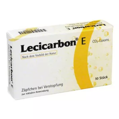 LECICARBON E CO2 Laxans supposte per adulti, 10 pz LECICARBON E CO2 Laxans supposte per adulti, 10 pz