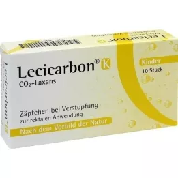 LECICARBON K CO2 Laxans supposte per bambini, 10 pz