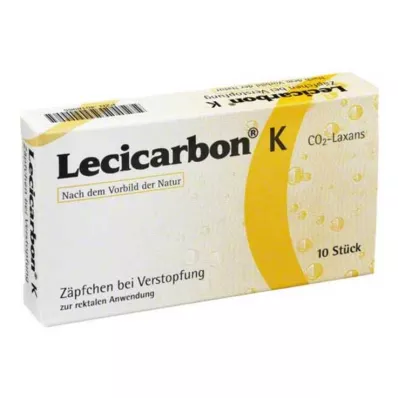 LECICARBON K CO2 Laxans supposte per bambini, 10 pz