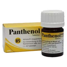 PANTHENOL 100 mg compresse Jenapharm, 20 pz
