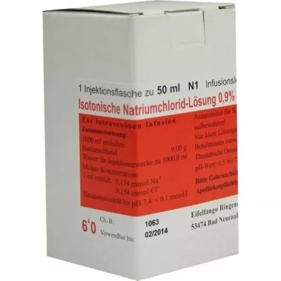 ISOTONISCHE Soluzione di NaCl 0,9% Eifelfango, 50 ml