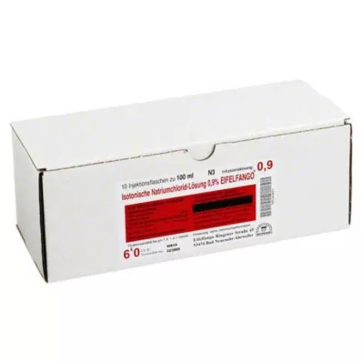 ISOTONISCHE Soluzione di NaCl 0,9% Eifelfango, 10X100 ml