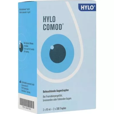 HYLO-COMOD Gocce oculari, 2X10 ml