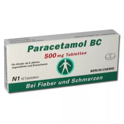 PARACETAMOL BC compresse da 500 mg, 10 pezzi PARACETAMOL BC compresse da 500 mg, 10 pezzi