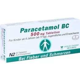 PARACETAMOL BC compresse da 500 mg, 20 pezzi