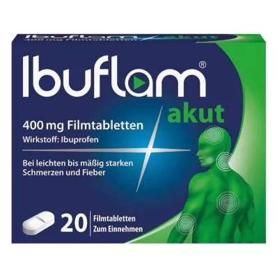Ibuflam® acuto: antidolorifici a base di ibuprofene da 400 mg, 20 pz