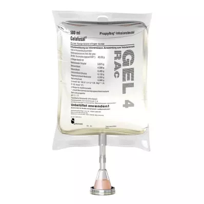 GELAFUSAL PP-Vaschetta di soluzione per infusione, 10X500 ml