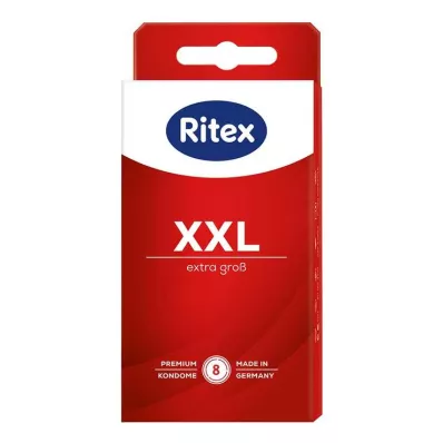 RITEX XXL Preservativi, 8 pezzi
