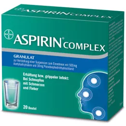 ASPIRIN COMPLEX bustina con granuli per la preparazione di una sospensione per la somministrazione, 20 pz