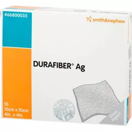 DURAFIBER Medicazione Ag 10x10 cm, 10 pezzi