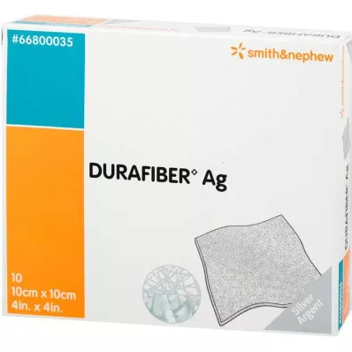 DURAFIBER Medicazione Ag 10x10 cm, 10 pezzi DURAFIBER Medicazione Ag 10x10 cm, 10 pezzi