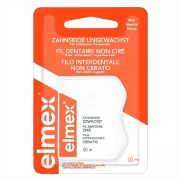 ELMEX Filo interdentale non cerato con fluoruro di ammina, 50 m