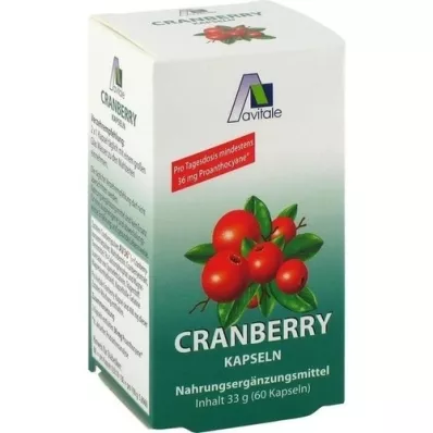 CRANBERRY KAPSELN 400 mg, 60 pz