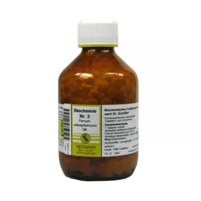 BIOCHEMIE 3 Ferrum phosphoricum D 6 compresse, 1000 pz