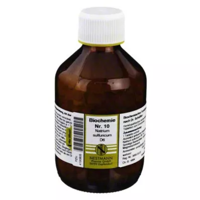 BIOCHEMIE 10 Natrium sulphuricum D 6 compresse, 1000 pz