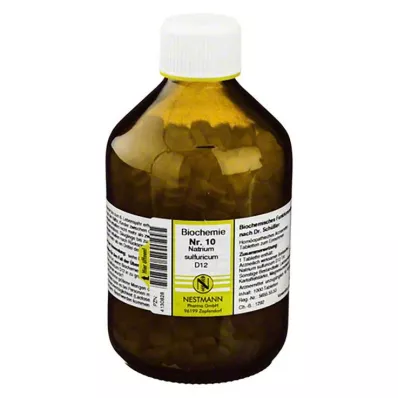BIOCHEMIE 10 Natrium sulphuricum D 12 compresse, 1000 pz