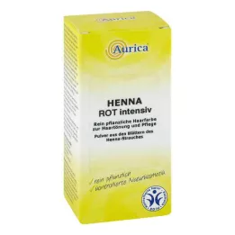 HENNA polvere rossa intensiva, 100 g