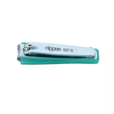 NIPPES Tagliaunghie con raccogliunghie colorato No.557B, 1 pz