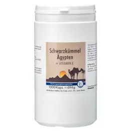 SCHWARZKÜMMEL ÄGYPTEN+E Capsule, 1000 Capsule