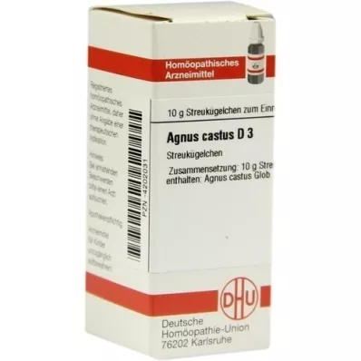 AGNUS CASTUS D 3 globuli, 10 g