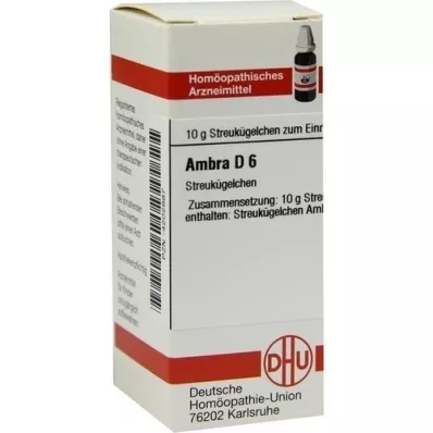 AMBRA D 6 globuli, 10 g