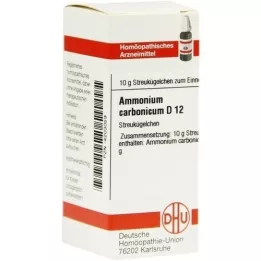 AMMONIUM CARBONICUM D 12 globuli, 10 g