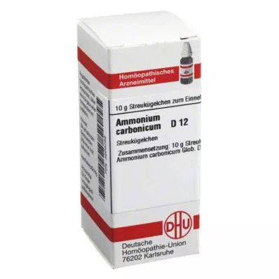 DHU Ammonio carbonico D 12 globuli, 10 g