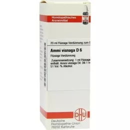 AMMI VISNAGA D 6 Diluizione, 20 ml