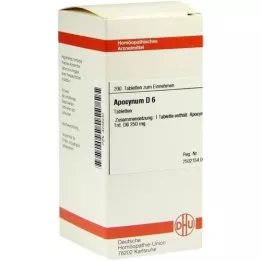 APOCYNUM D 6 compresse, 200 pz