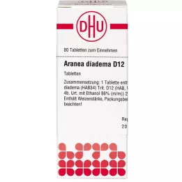 ARANEA DIADEMA D 12 compresse, 80 pz