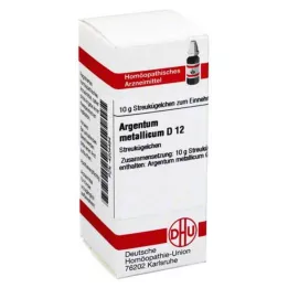 DHU Argentum Metallicum D 12 globuli, 10 g