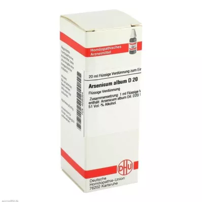 ARSENICUM ALBUM D 20 Diluizione, 20 ml