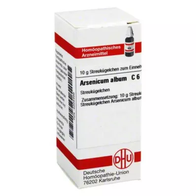ARSENICUM ALBUM C 6 globuli, 10 g