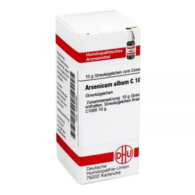 ARSENICUM ALBUM C 1000 globuli, 10 g ARSENICUM ALBUM C 1000 globuli, 10 g