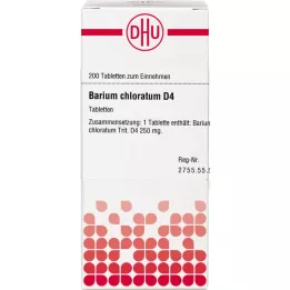 BARIUM CHLORATUM D 4 compresse, 200 pz