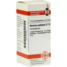 BARIUM JODATUM D 12 globuli, 10 g