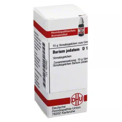 BARIUM JODATUM D 12 globuli, 10 g