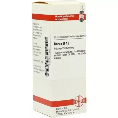 BORAX D 12 Diluizione, 20 ml