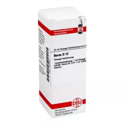 BORAX D 12 Diluizione, 20 ml