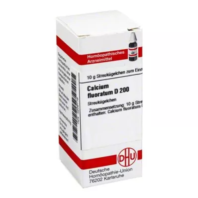 DHU Calcio fluorato D 200 globuli, 10 g