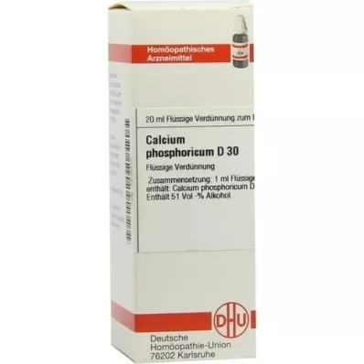 CALCIUM PHOSPHORICUM D 30 Diluizione, 20 ml