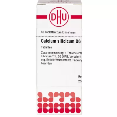 CALCIUM SILICICUM D 6 compresse, 80 pz