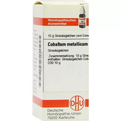DHU Cobaltum Metallicum D 30 globuli, 10 g