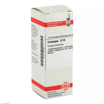 CRATAEGUS D 10 Diluizione, 20 ml CRATAEGUS D 10 Diluizione, 20 ml
