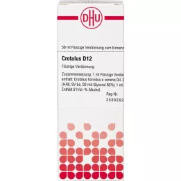 CROTALUS D 12 Diluizione, 50 ml